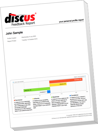 Discus Feedback Report cover